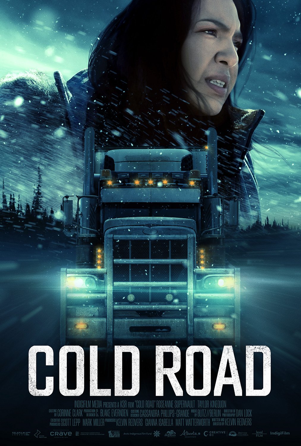 Cold Road movie poster produced by Indigifilm.
